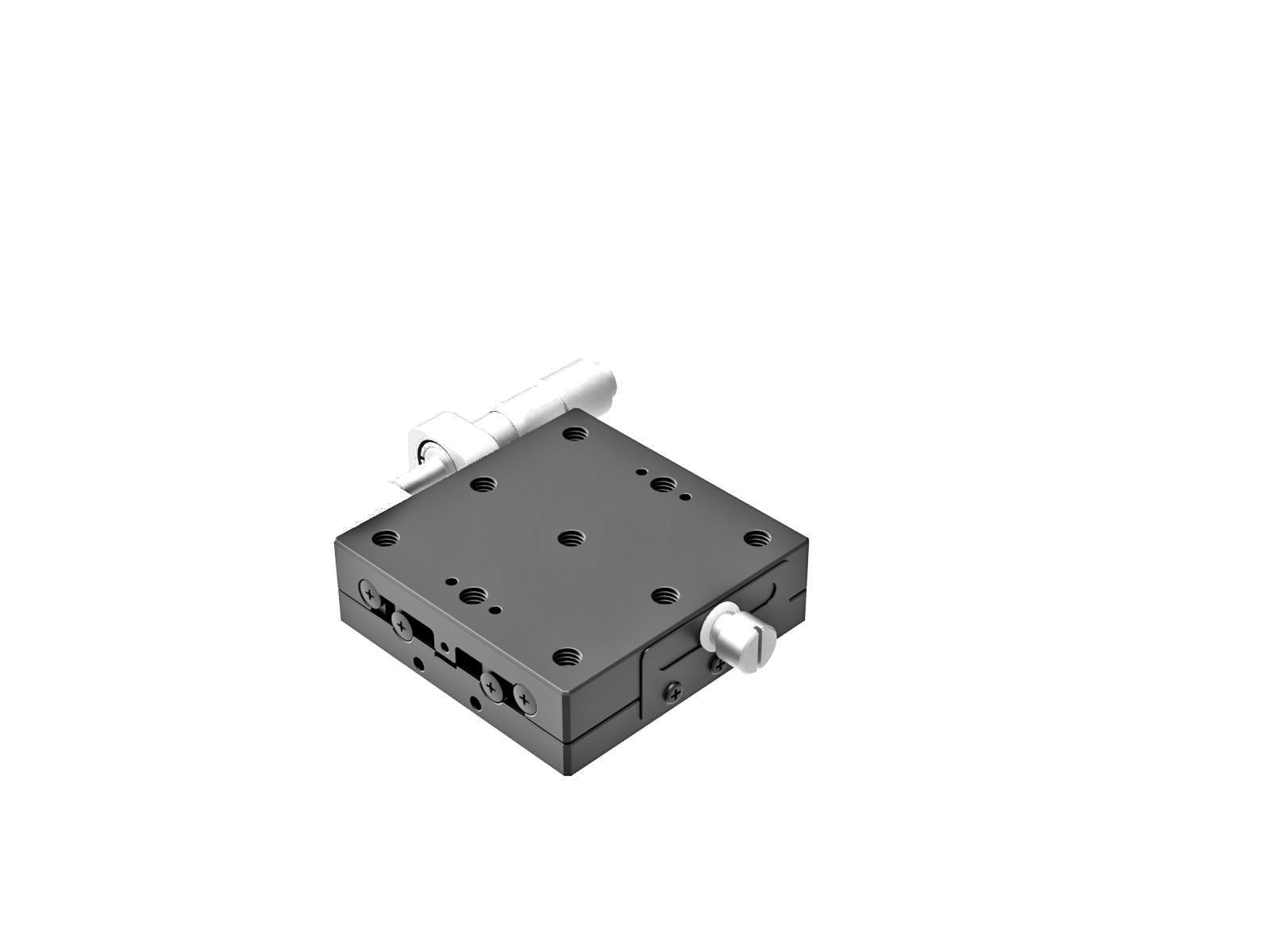 Łożysko EXC 65X65mm, stalowe, stolik osi X, mikrometr boczny, +/-6.5mm, gwinty M6, prawoskrętny — zdjęcie produktu, nr katalogowy TSD-651SR-M6
