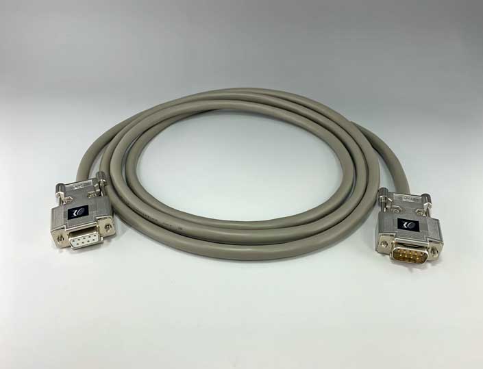Kabel interfejsu szeregowego, proste połączenia, długość 4.5m — zdjęcie produktu, nr katalogowy RS232C/STR-4.5