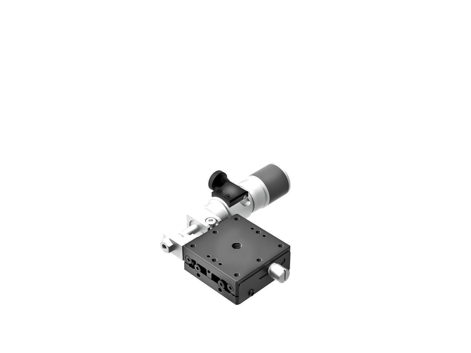 Łożysko EXC 40X40mm, stalowe, stolik X-Axis, mikrometr boczny z śrubą mikro, +/-6.5mm, gwinty 6-32, prawoskrętny — zdjęcie produktu, nr katalogowy TSD-401SRWPUU