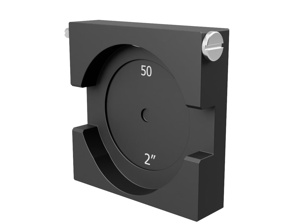 Adapter lusterkowy z jednym przyciskiem dla lustra 50.8 cali — zdjęcie produktu, nr katalogowy LMAD-50.8-UU