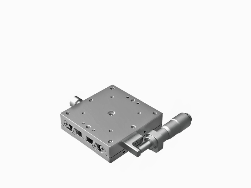 Łożysko EXC 60X60mm, ze stali nierdzewnej, stolik osi X, mikrometr boczny, +/-6.5mm, gwinty M4 — zdjęcie produktu, nr katalogowy TSDH-601S
