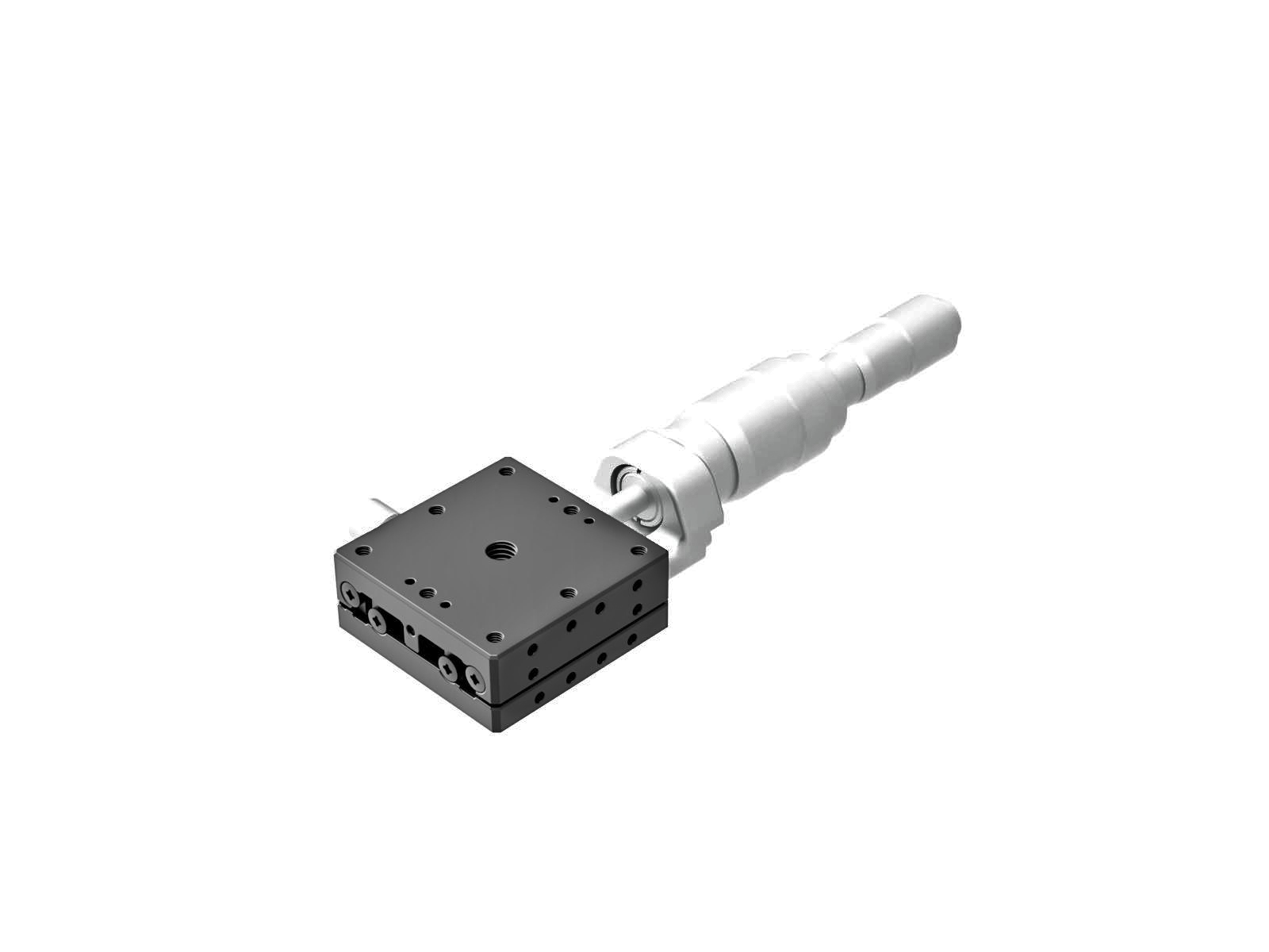 Łożysko EXC 40X40mm, stalowe, stolik X-Axis, mikrometr centralny różnicowy, +/-6.5mm, gwinty 6-32 — zdjęcie produktu, nr katalogowy TSD-401CDMUU