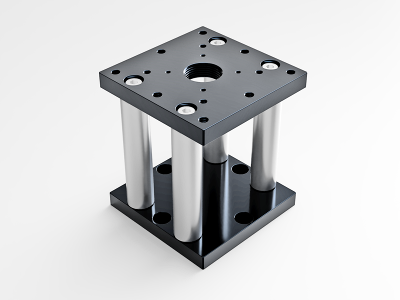 Platforma regulowana wysokościowo 60mm x 60mm — zdjęcie produktu, nr katalogowy SP-124-2