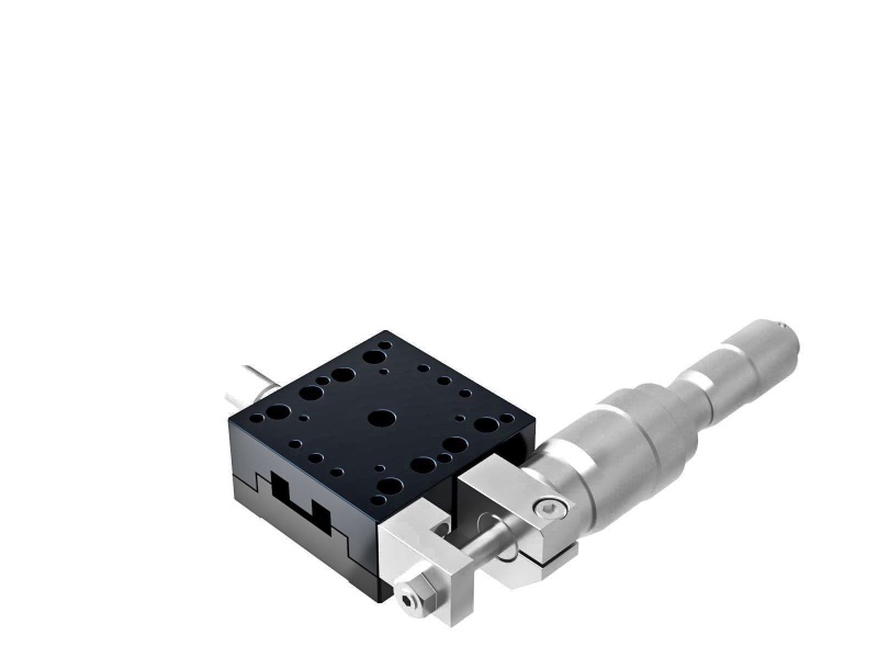 Łożysko krzyżowe 40X40mm, aluminiowe, stolik osi X, mikrometr boczny różnicowy, +/-6.5mm, gwinty 6-32 — zdjęcie produktu, nr katalogowy TAM-401SDMUU