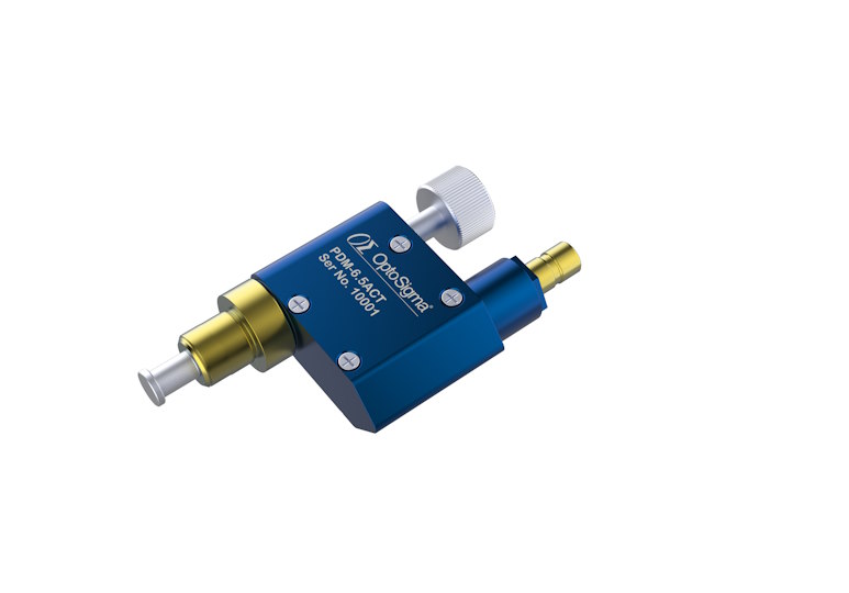 6.5mm Skok Aktuator Piezomotoru, Rozdzielczość 30nm, Obciążenie 1.3kg, Płaski Koniec — zdjęcie produktu, nr katalogowy PDM-6.5ACT
