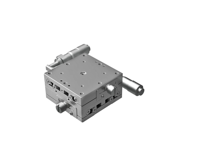 Łożysko EXC 60X60mm, ze stali nierdzewnej, stolik XY, boczny mikrometr, +/-6.5mm, gwinty M4, prawoskrętny — zdjęcie produktu, nr katalogowy TSDH-602SR