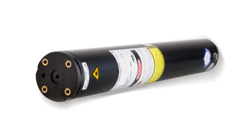 Laser HeNe 2.0mW z polaryzacją, 632.8 nm, wiązka 0.75mm, średnica 35mm, długość 280mm — zdjęcie produktu, nr katalogowy OSK-6328-2P