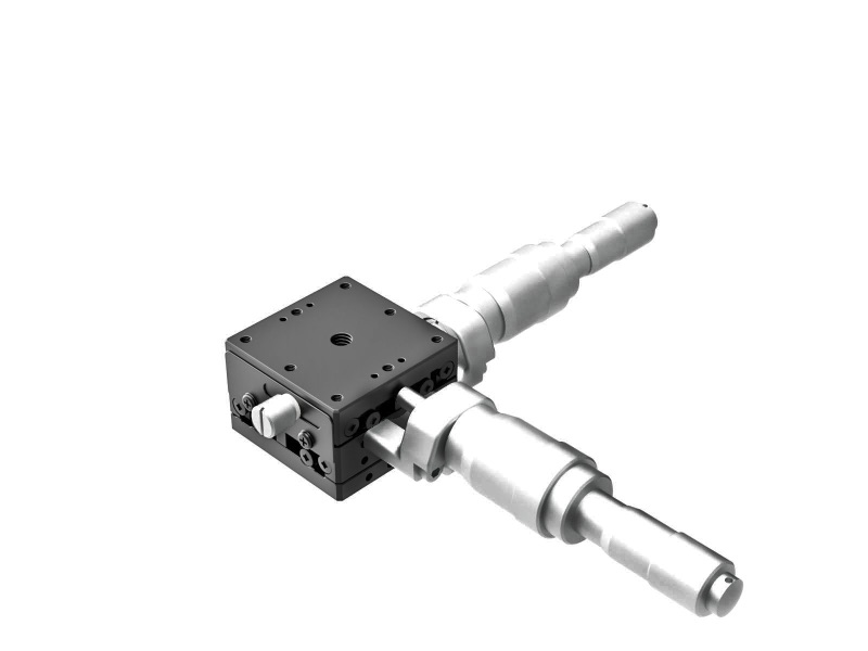 Łożysko EXC 40X40mm, stalowe, stolik XY, centralny mikrometr różnicowy, +/-6.5mm, gwinty M3 — zdjęcie produktu, nr katalogowy TSD-402CDM