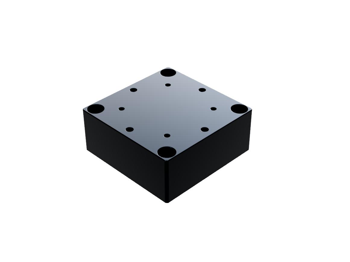 Dystans 60mm x 60mm x 25mm — zdjęcie produktu, nr katalogowy MSP-6025B