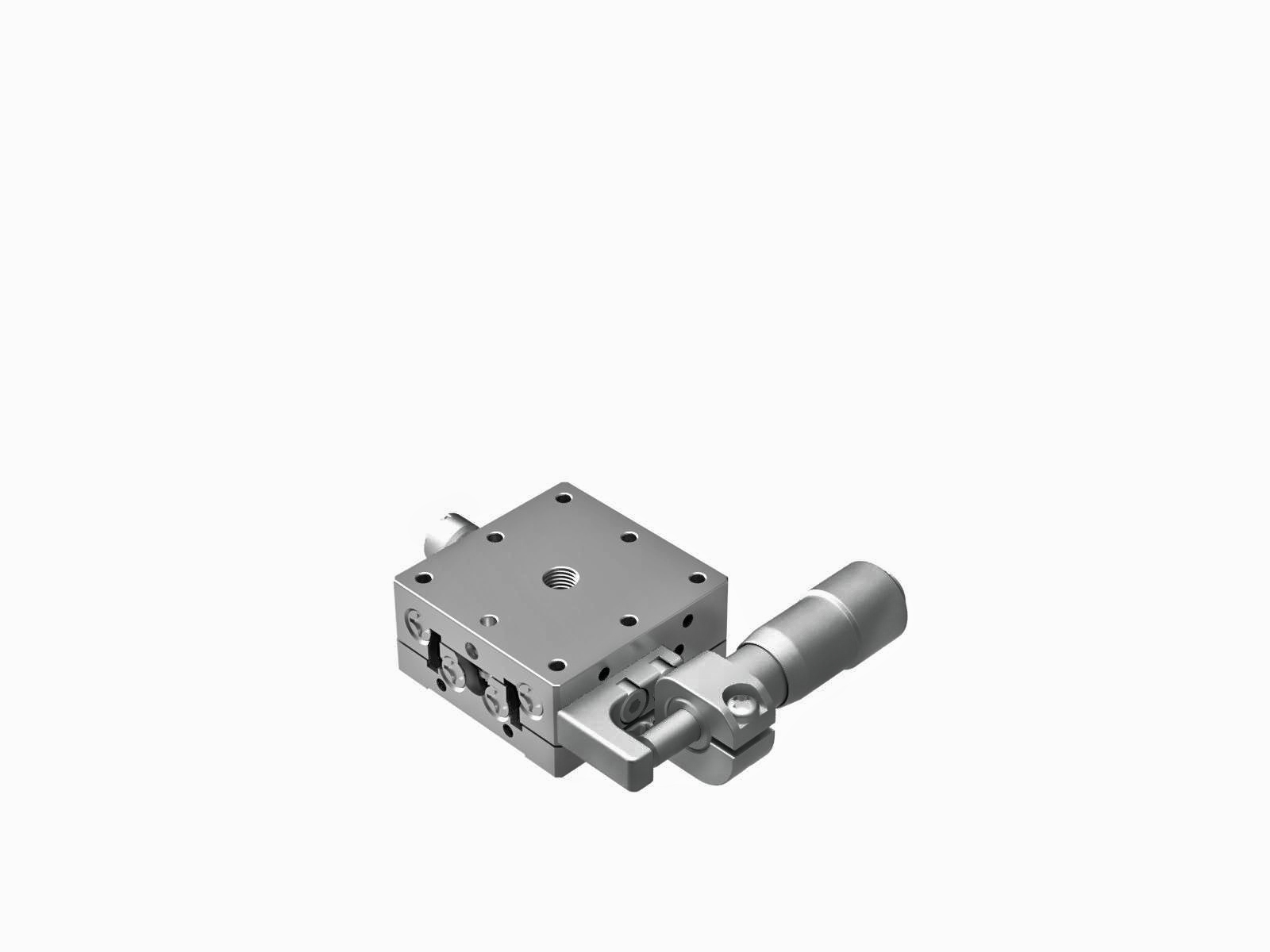 Łożysko EXC 25X25mm, stal nierdzewna, stolik osi X, boczny mikrometr, +/-3mm, gwinty M2 — zdjęcie produktu, nr katalogowy TSDH-251S