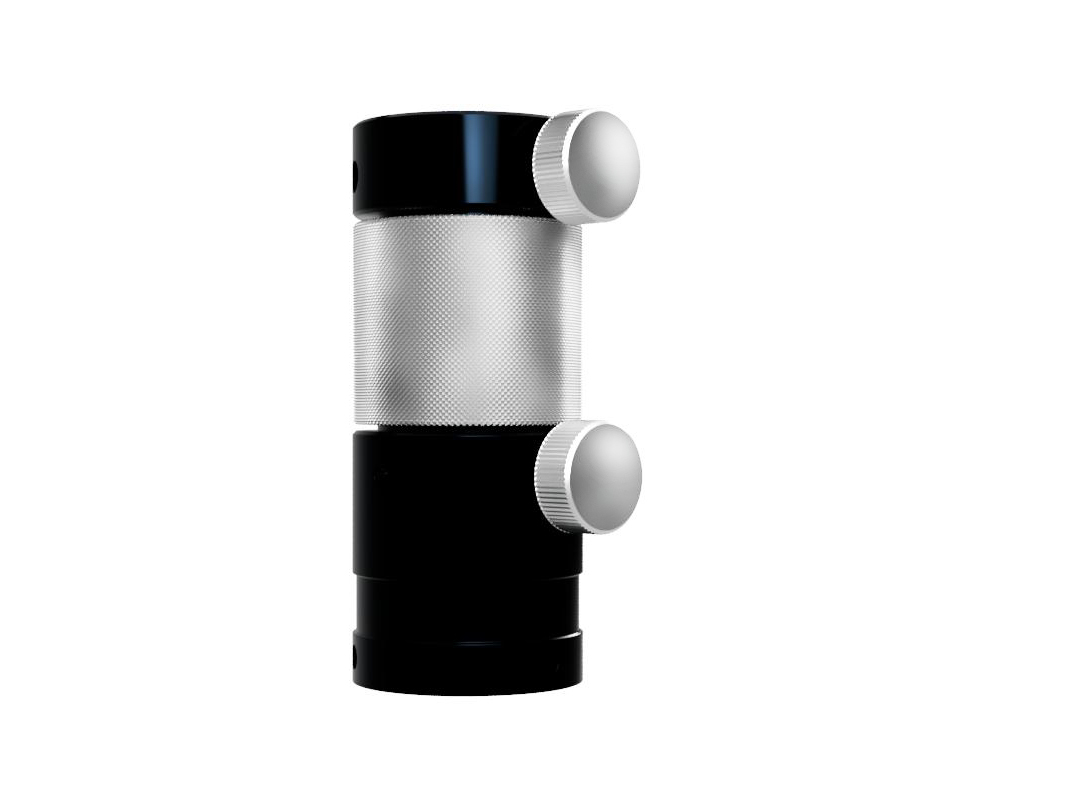 Helikoidalny uchwyt słupka metrycznego 12.7mm, wysokość 72mm — zdjęcie produktu, nr katalogowy RSN-12.7EE