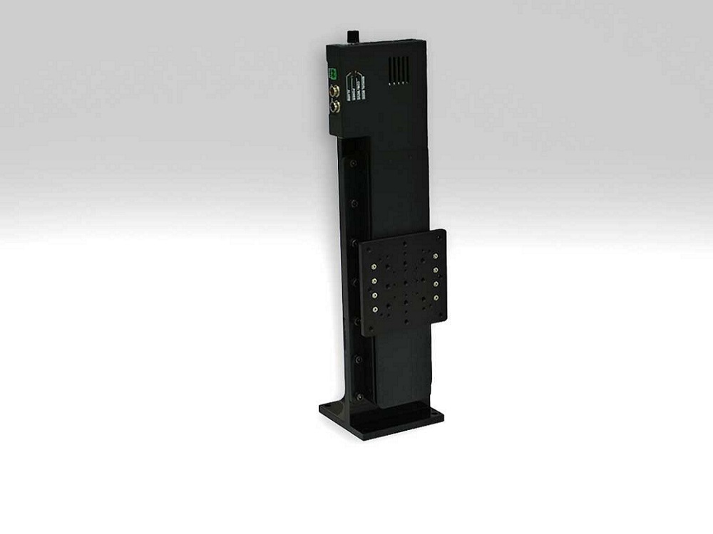 Ruch 300mm, etap osi Z, wbudowany kontroler, platforma 120x120mm, gwint 1/4-20 — zdjęcie produktu, nr katalogowy SBIS26-300Z-INCH