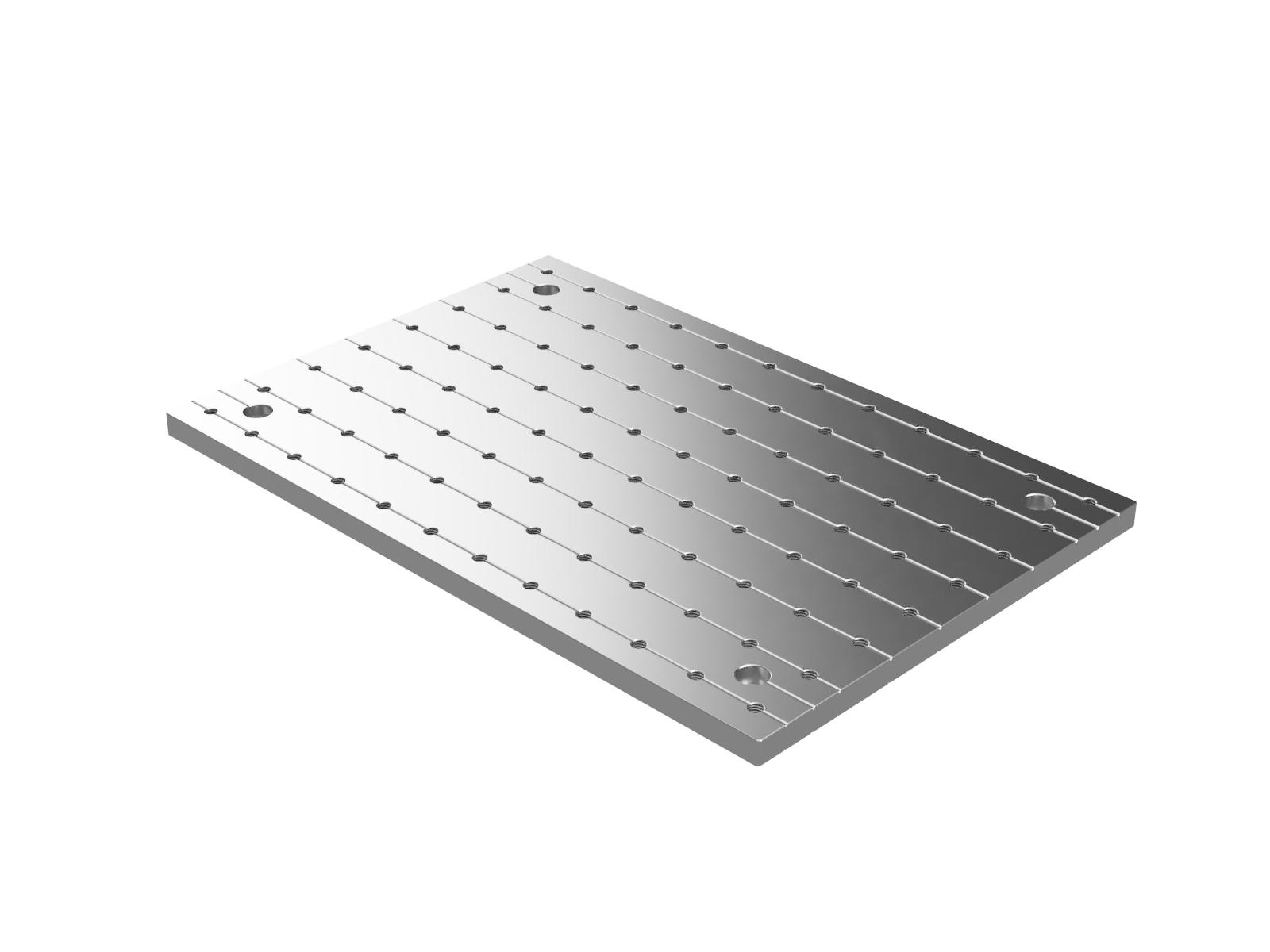 Płyta bazowa M6 kompatybilna z próżnią 200mm x 300mm x 10mm — zdjęcie produktu, nr katalogowy VOBC-2030-M6