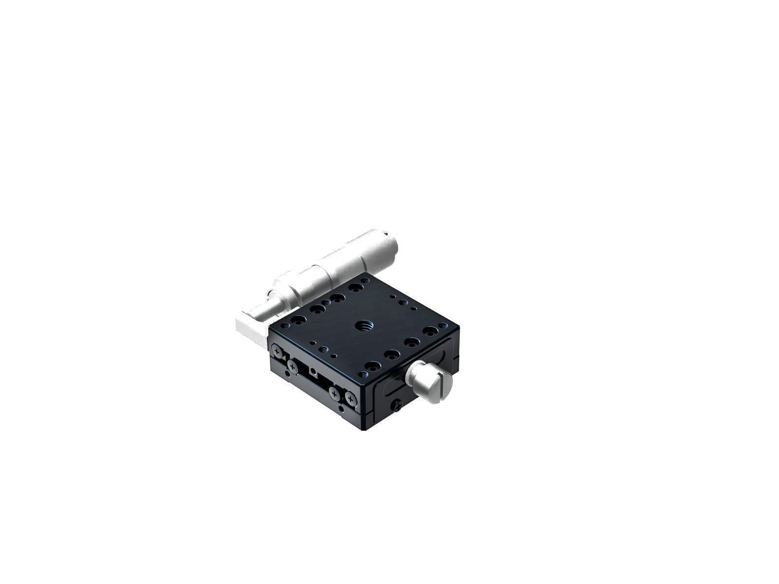 Łożysko kulkowe 40X40mm, aluminiowe, stolik osi X, mikrometr boczny, +/-6.5mm, gwinty M3, prawoskrętne — zdjęcie produktu, nr katalogowy TADC-401SR