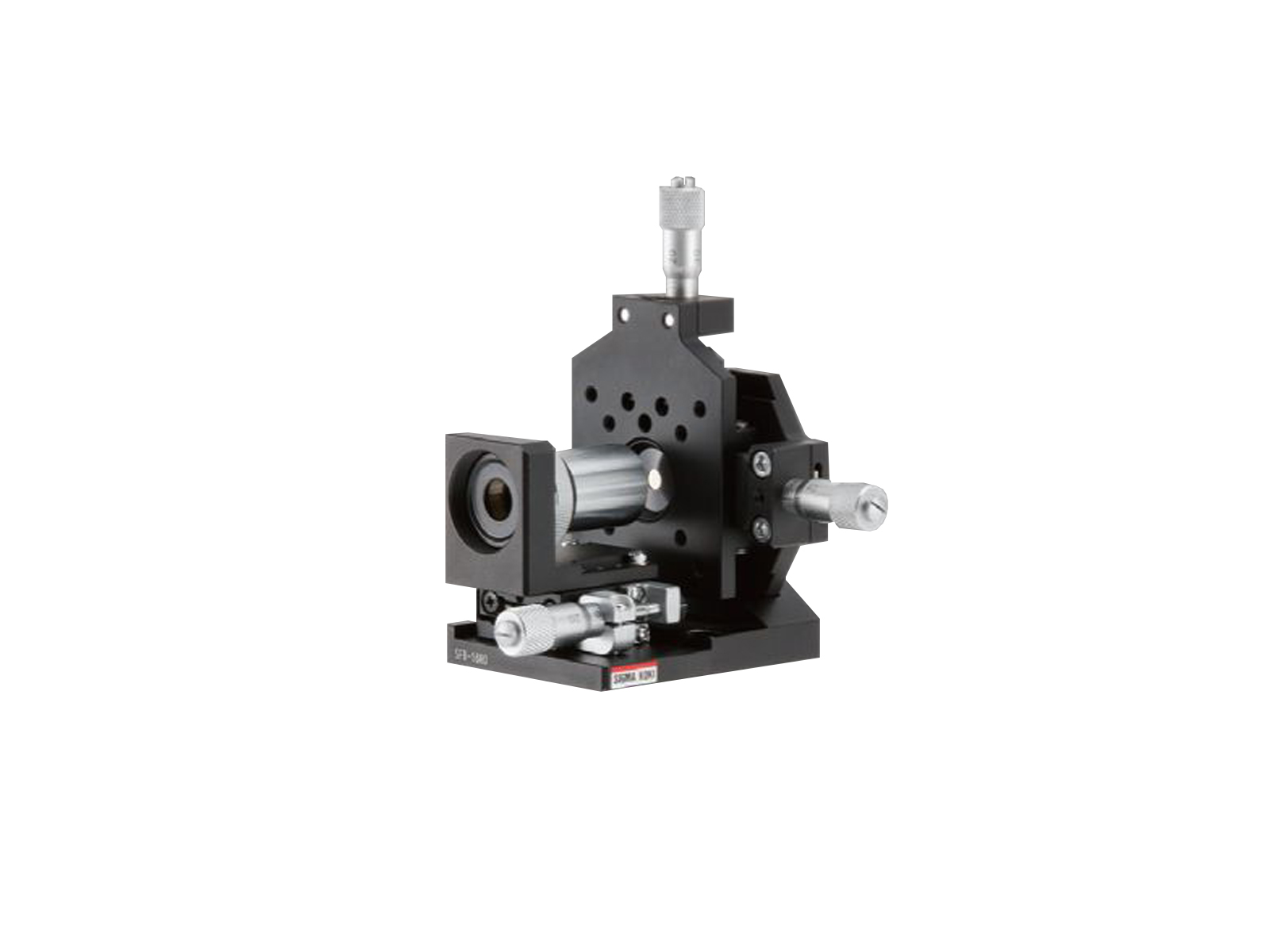 Uchwyt filtru przestrzennego calowy z OBL-10 i mikrometrem — zdjęcie produktu, nr katalogowy SFB-16RO-OBL10-25-UU
