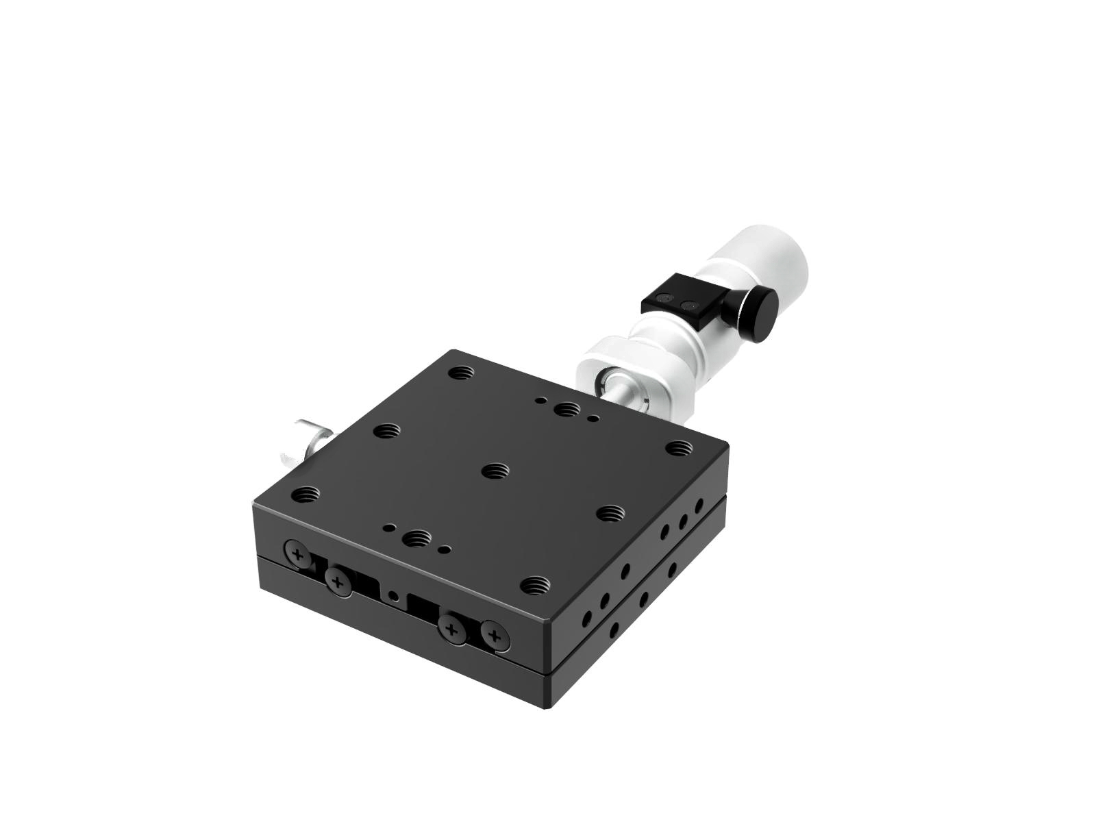 Łożysko EXC 65X65mm, stalowe, stolik osi X, mikrometr śrubowy submikronowy, +/-6.5mm, gwinty M6 — zdjęcie produktu, nr katalogowy TSD-651CWP-M6