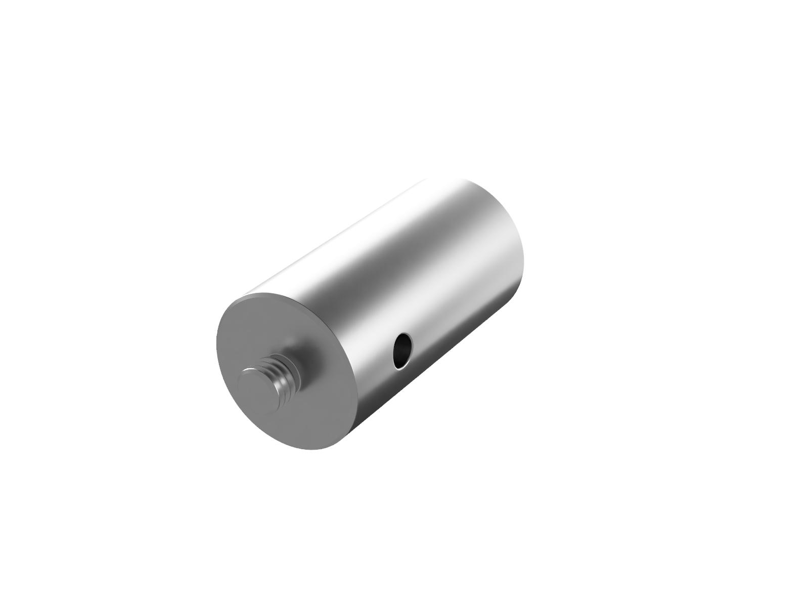 Słupek 20mm M6, wysokość 40mm — zdjęcie produktu, nr katalogowy RO-20-40
