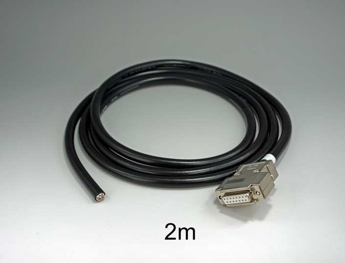 Kabel z złączem DB15 do gołego przewodu w twardej osłonie, długość 2m — zdjęcie produktu, nr katalogowy DAC-SG-2