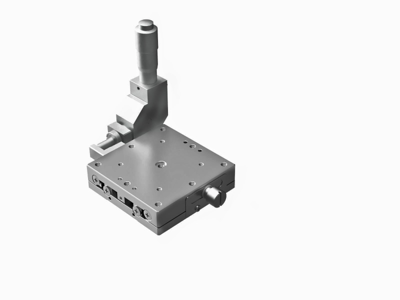 Łożysko EXC 60X60mm, ze stali nierdzewnej, stolik osi X, mikrometr boczny 90°, +/-6.5mm, gwinty M4, prawoskrętne — zdjęcie produktu, nr katalogowy TSDH-601SRDL