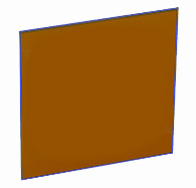 Okno Ochrony Laserowej 300x300mm (Żywica Akrylowa), 27% VTL, NdYAG — zdjęcie produktu, nr katalogowy YL-510C-Y2(5)