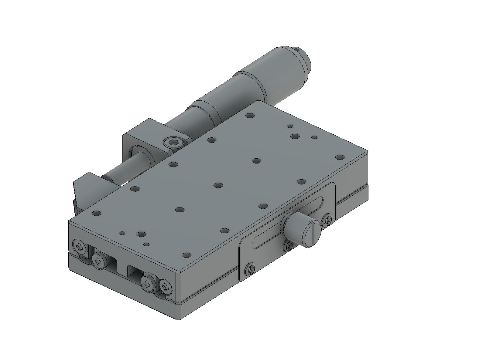 Łożysko EXC 40X80mm, stal, stolik osi X, boczny mikrometr, +/-12.5mm, gwinty M4, prawoskrętne — zdjęcie produktu, nr katalogowy TSD-40801SR
