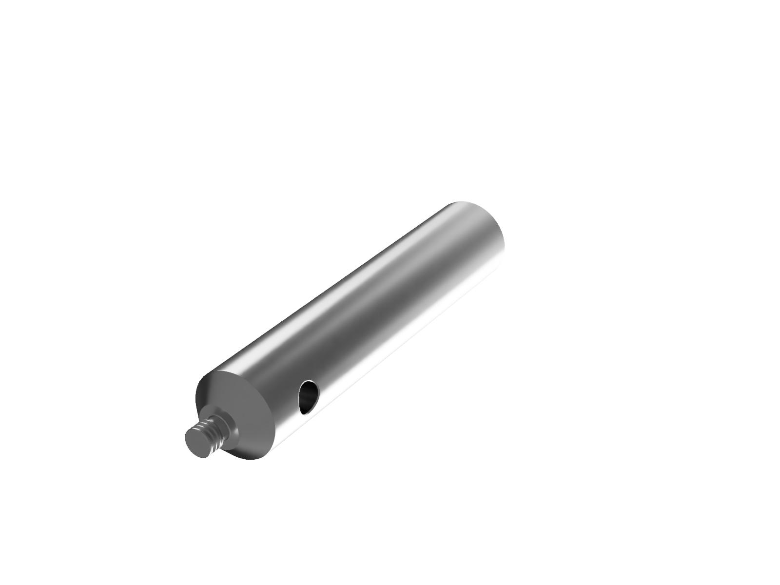Słupek 12mm, fazowany, M4, wysokość 60mm — zdjęcie produktu, nr katalogowy ROC-12-60