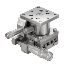 Łożysko EXC 40X40mm, kompatybilne z próżnią, stal nierdzewna, stolik osi XZ, mikrometr centralny, +/-6.5/3.0mm, gwinty M3 — zdjęcie produktu, nr katalogowy TSDS-404S