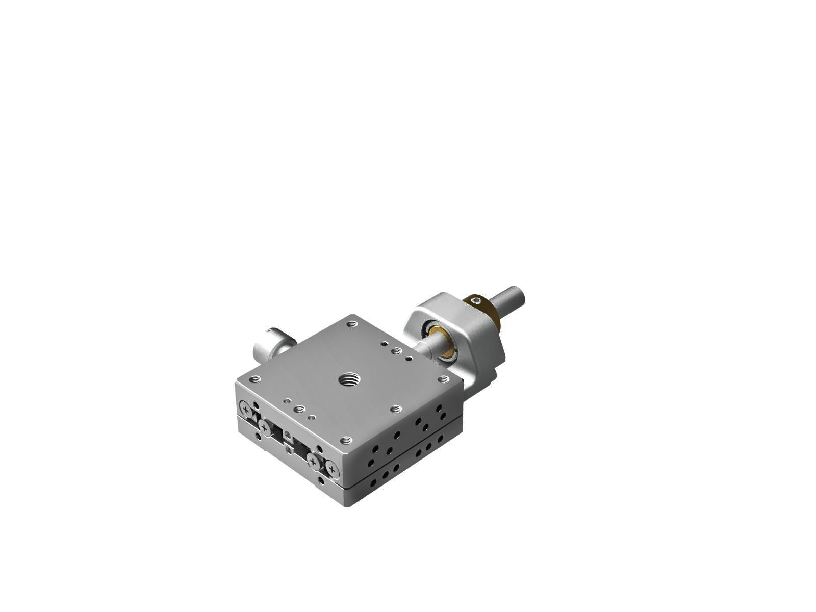 Łożysko EXC 40X40mm, ze stali nierdzewnej, stolik osi X, śruba sześciokątna centralna, +/-6.5mm, gwinty M3 — zdjęcie produktu, nr katalogowy TSDH-401CFP