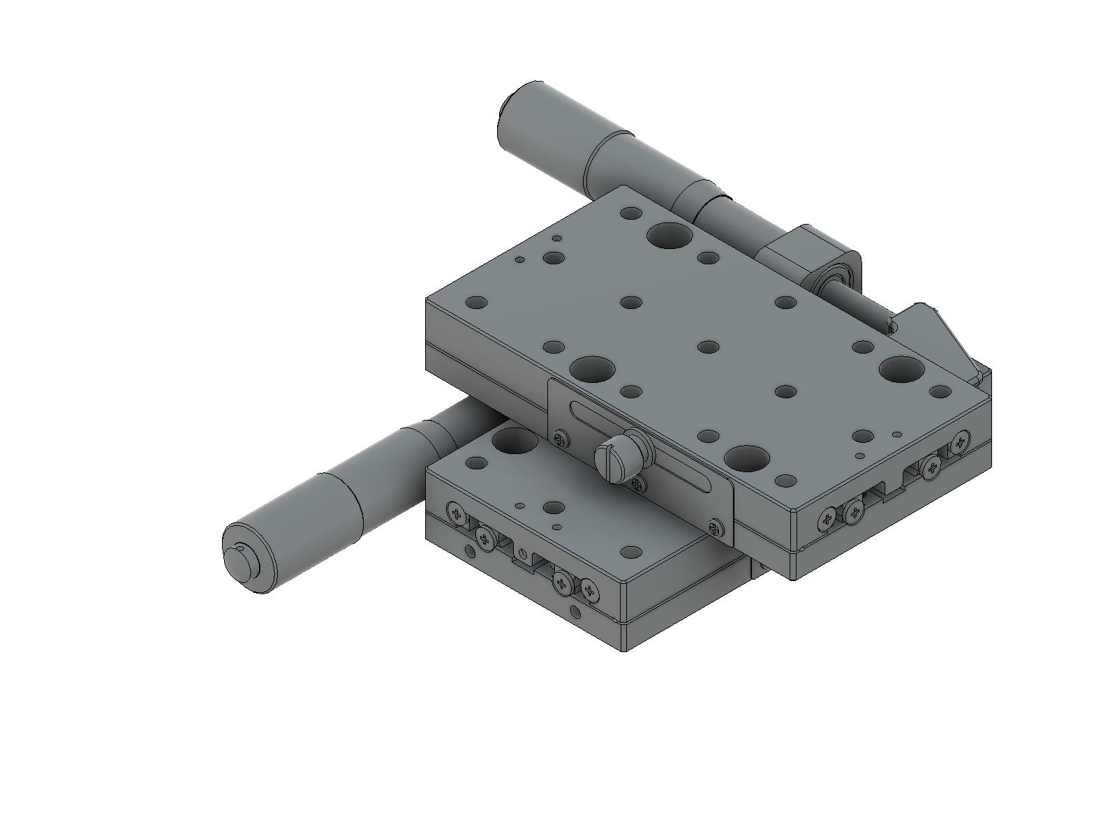 Łożysko EXC 65X120mm, stal, stolik XY, mikrometr boczny, +/-20mm, gwinty 1/4-20 — zdjęcie produktu, nr katalogowy TSD-65122SUU