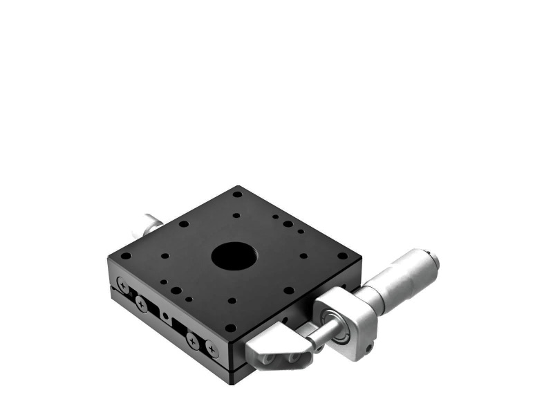 Łożysko EXC 60X60mm, stalowe, stolik X-Axis, mikrometr boczny, +/-6.5mm, gwinty M4 — zdjęcie produktu, nr katalogowy TSD-601S