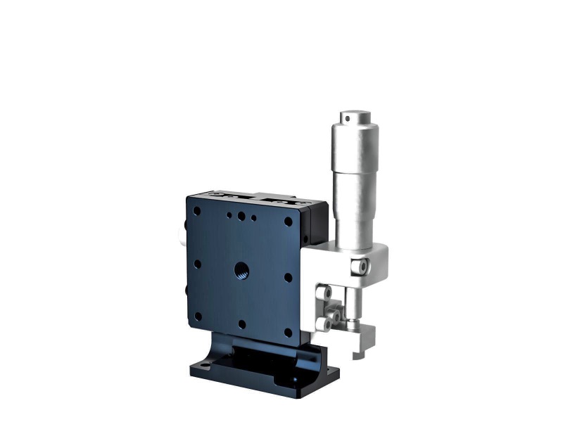Łożysko EXC 40X40mm, stalowe, stolik Z-osi, (pionowa platforma/horyzontalna podstawa) mikrometr boczny, +/-6.5mm, gwinty M3, prawoskrętny — zdjęcie produktu, nr katalogowy TSD-403RL