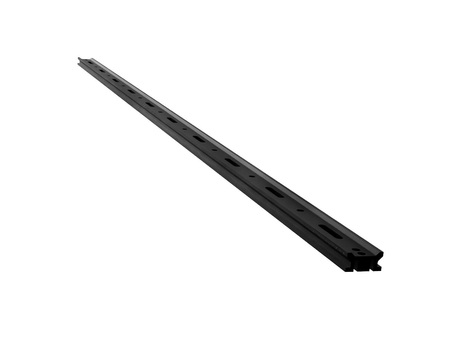 2000mm-długa szyna optyczna z milimetrową skalą, szerokość 50mm, długość slotu M6 x 25mm — zdjęcie produktu, nr katalogowy OBT-2000SH-LMS