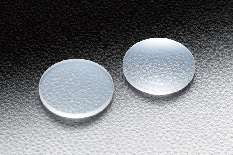 Soczewka płasko-wypukła z fluorku wapnia 12.7mm, ogniskowa 50mm (SLCFU-12.7-50N)