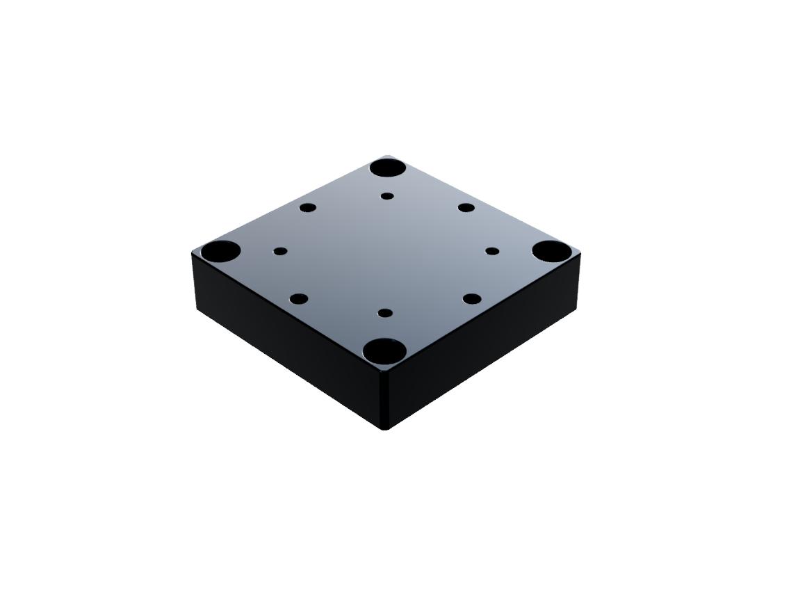 Dystans 60mm x 60mm x 15mm — zdjęcie produktu, nr katalogowy MSP-6015B