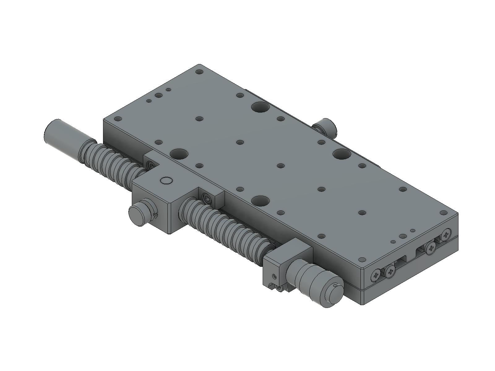 Łożysko EXC 100X160mm, stal, stolik osi X, boczny mikrometr różnicowy, +/-35mm, gwinty M4 — zdjęcie produktu, nr katalogowy TSD-60161SDM