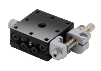 Łożysko EXC 25X25mm, stalowe, stolik osi X, śruba sześciokątna boczna, +/-3mm, gwinty M2 — zdjęcie produktu, nr katalogowy TSD-251SFP