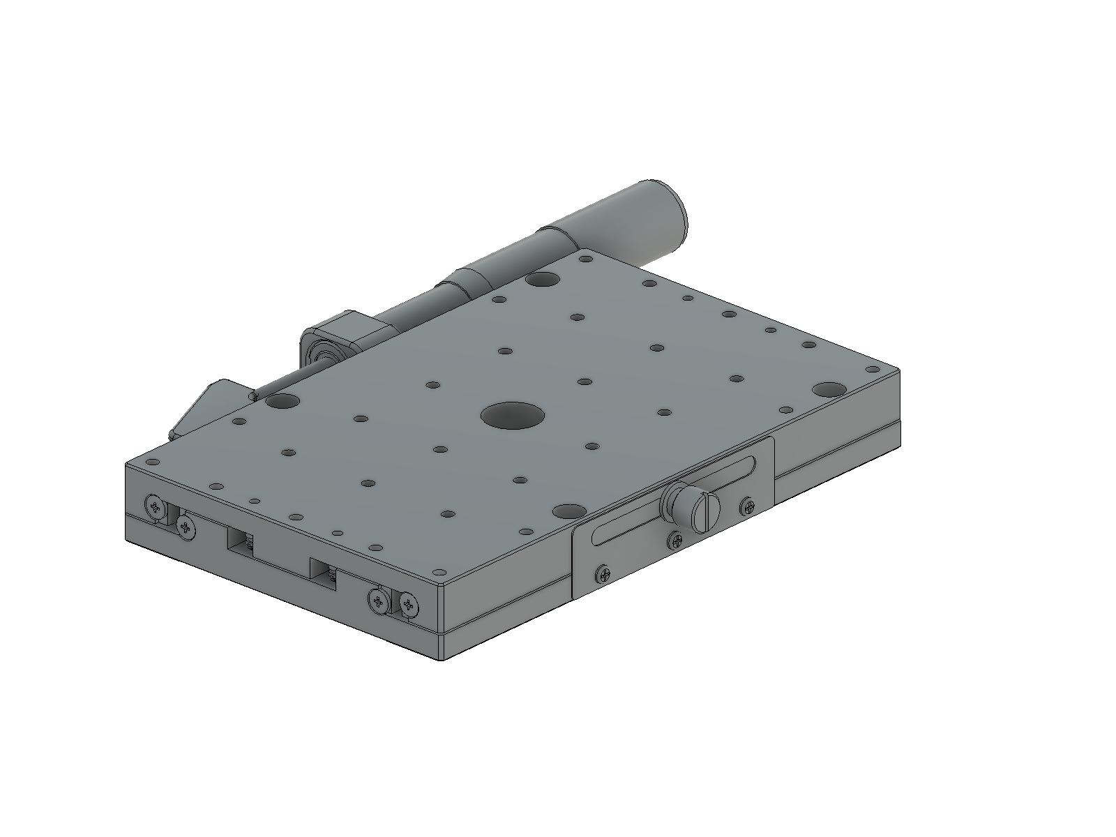Łożysko EXC 100X160mm, stal, stolik osi X, boczny mikrometr, +/-25mm, gwinty M4, prawoskrętne — zdjęcie produktu, nr katalogowy TSD-10161SR