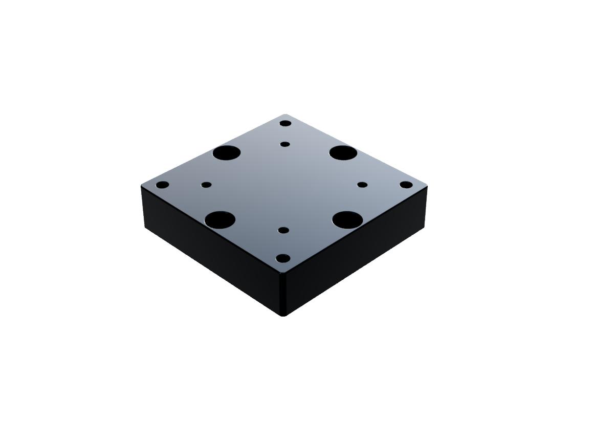 Dystans 60mm x 60mm x 15mm — zdjęcie produktu, nr katalogowy MSP-6015A