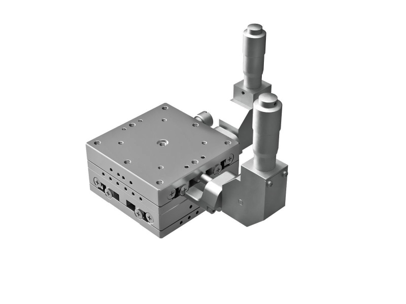 Łożysko EXC 60X60mm, ze stali nierdzewnej, stolik XY, centralny mikrometr 90°, +/-6.5mm, gwinty M4 — zdjęcie produktu, nr katalogowy TSDH-602CDL