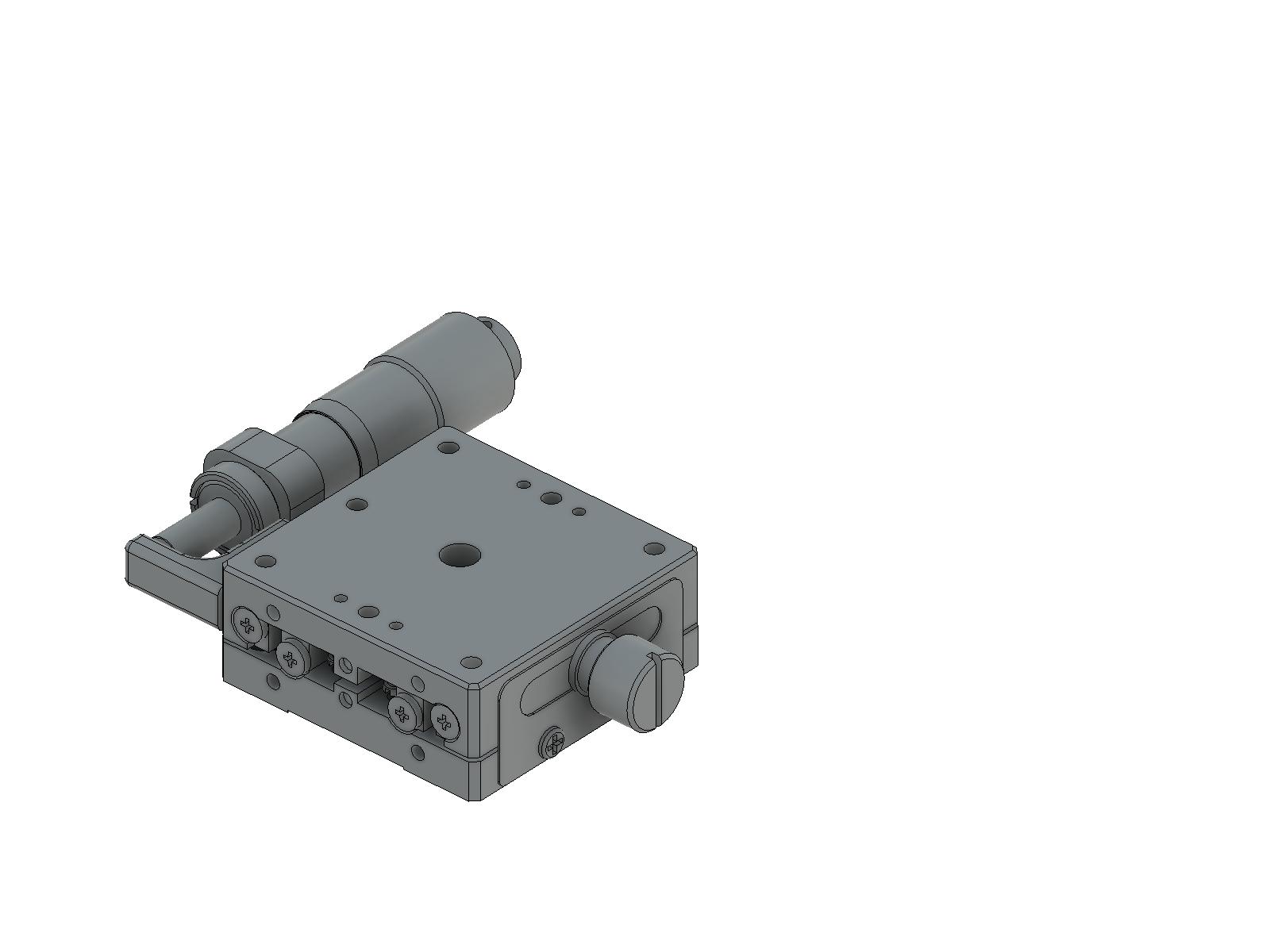 Łożysko EXC 40X40mm, ze stali nierdzewnej, stolik osi X, mikrometr boczny, +/-6.5mm, gwinty M3, prawoskrętne — zdjęcie produktu, nr katalogowy TSDH-401SR-B