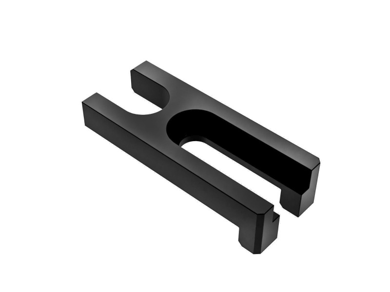 Zacisk widelcowy aluminiowy calowy do stojaka na cokole, długość 50mm — zdjęcie produktu, nr katalogowy RC-10A-25UU