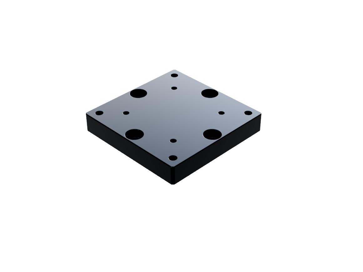 Dystans 60mm x 60mm x 10mm — zdjęcie produktu, nr katalogowy MSP-6010A