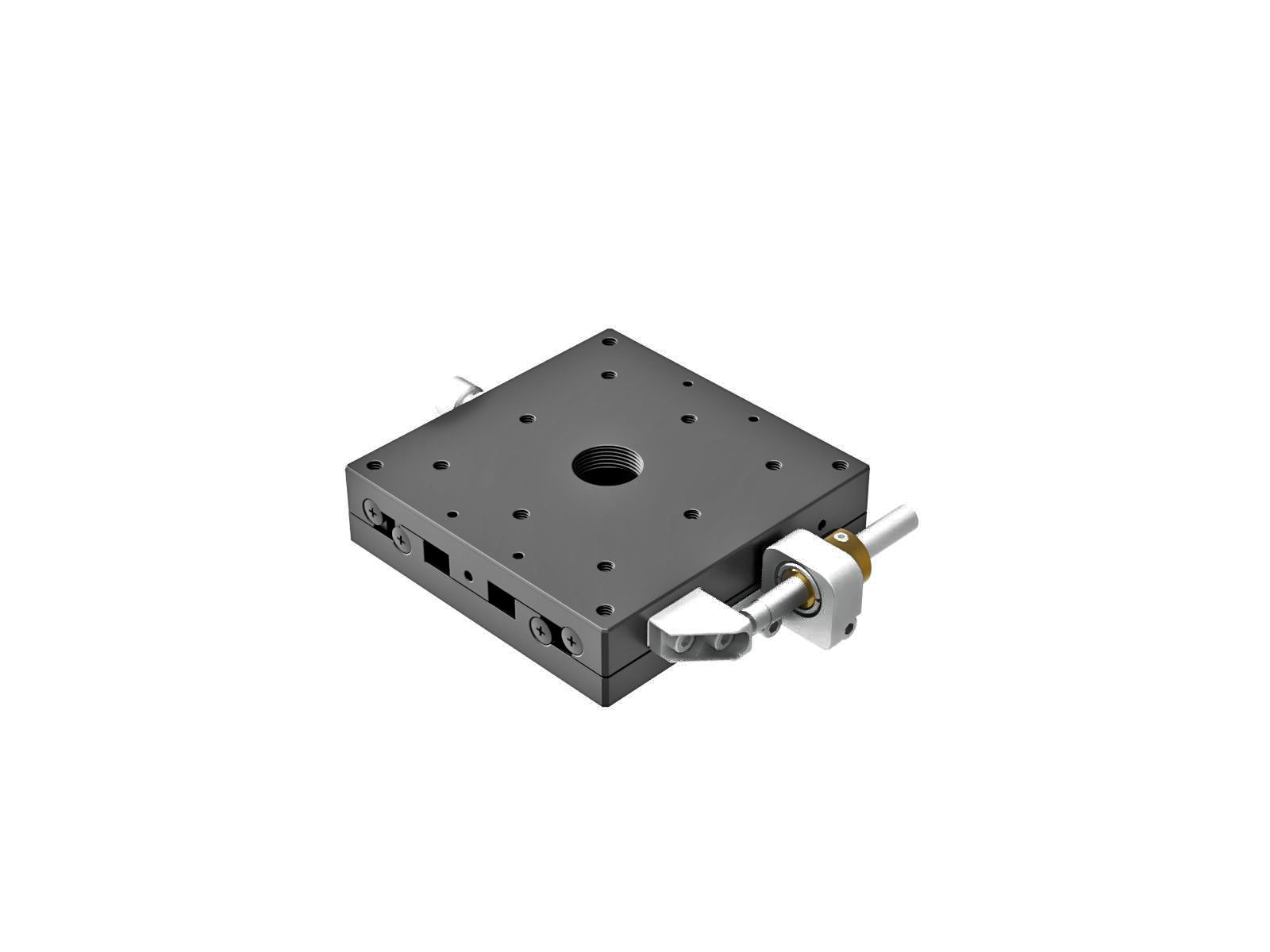 Łożysko EXC 80X80mm, stalowe, stolik osi X, śruba sześciokątna boczna, +/-12.5mm, gwinty M4 — zdjęcie produktu, nr katalogowy TSD-801SFP
