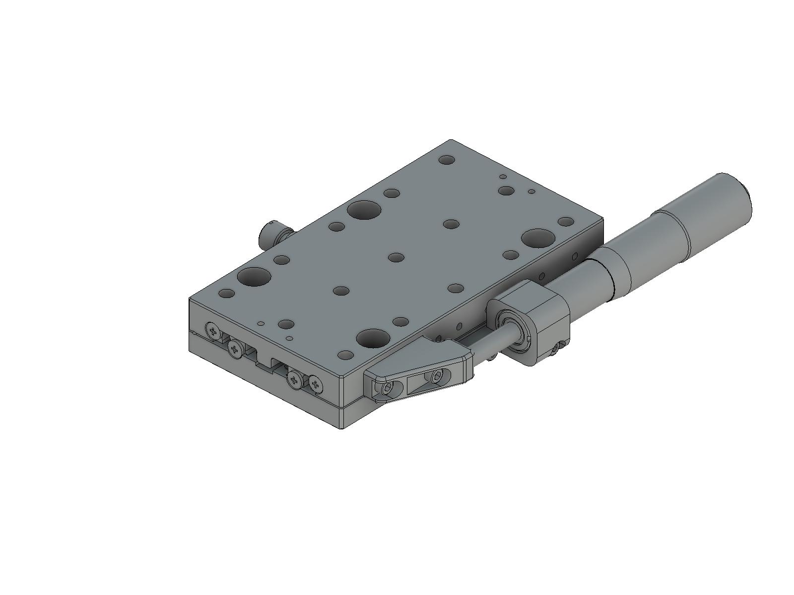 Łożysko EXC 65X120mm, stal, stolik osi X, boczny mikrometr, +/-20mm, gwinty M6 — zdjęcie produktu, nr katalogowy TSD-65121S-M6