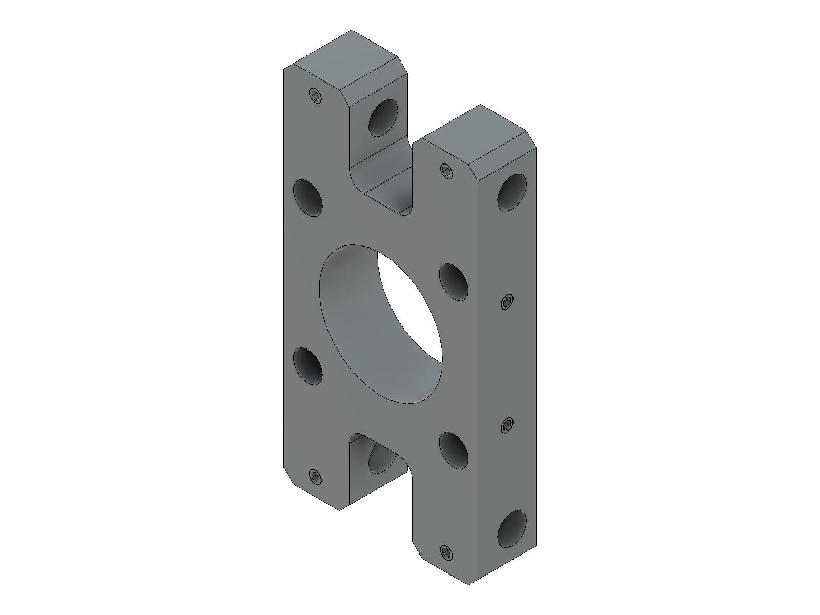 Prostopadły adapter pręta klatki — zdjęcie produktu, nr katalogowy C30-LADP-3060