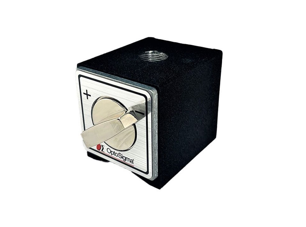 Podstawa magnetyczna, siła trzymania 30kg, włącznik-wyłącznik, gwint montażowy M16 — zdjęcie produktu, nr katalogowy MB-L5850-M16