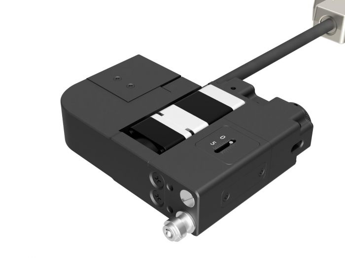 Siłownik silnika krokowego 2-fazowego o skoku 6.5mm z enkoderem obrotowym, końcówka kulista nierotująca, prawoskrętny — zdjęcie produktu, nr katalogowy SGSP(RE)-6.5RACTR-M2