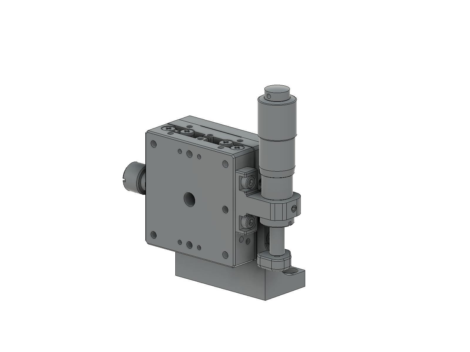 Łożysko EXC 40X40mm, ze stali nierdzewnej, stolik Z-osi, (pionowa platforma/horyzontalna baza) boczny mikrometr, +/-6.5mm, gwint M3 — zdjęcie produktu, nr katalogowy TSDH-403L