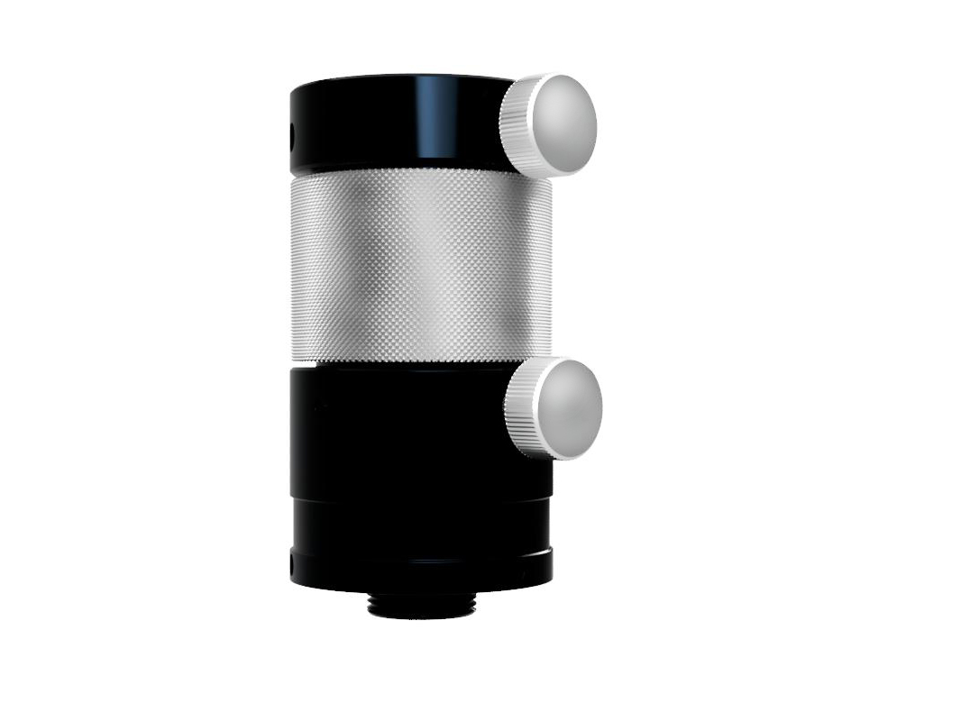 Helikoidalny uchwyt słupka metrycznego 20mm, wysokość 70mm — zdjęcie produktu, nr katalogowy RSN-20