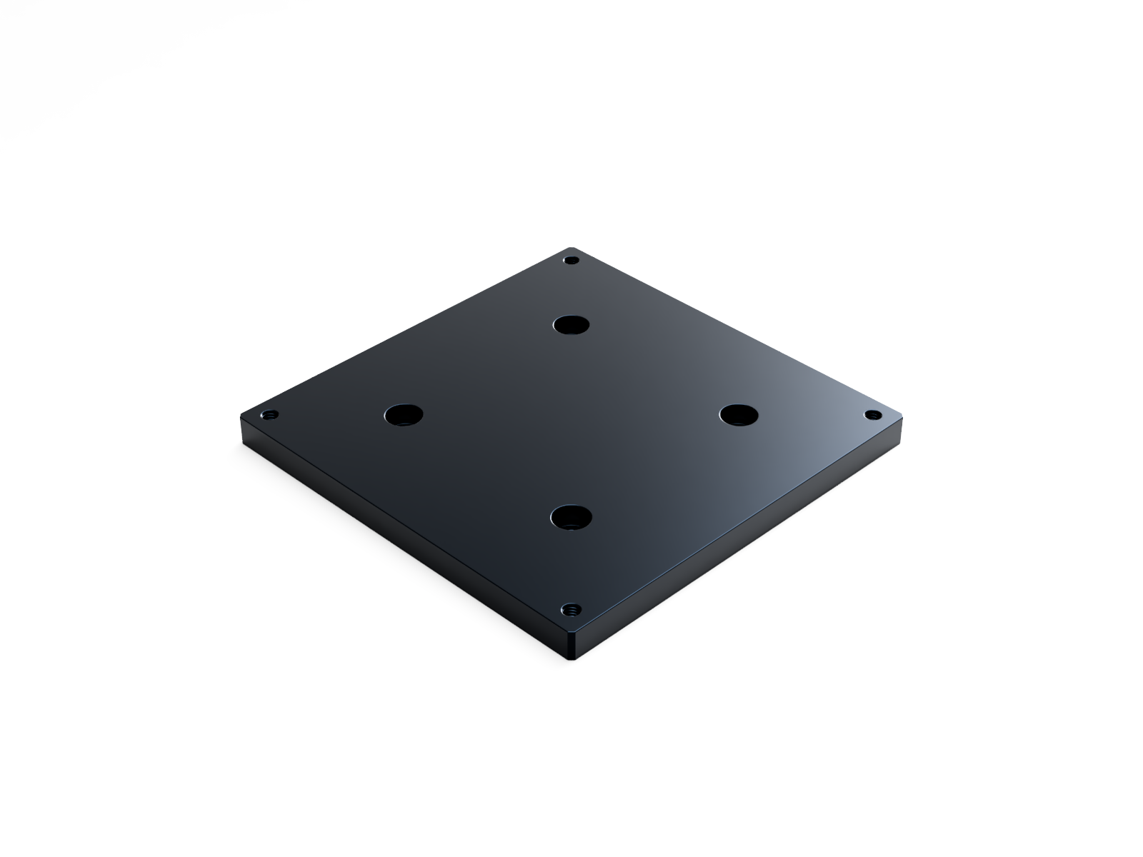 Płyta adapterowa otworowa dla stolików M4 100mm do M4 50mm — zdjęcie produktu, nr katalogowy SP-102-2